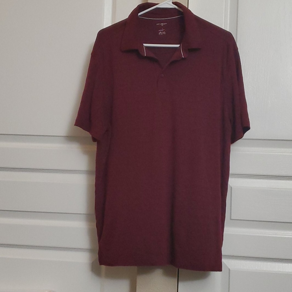 Maroon Van Heusen polo shirt
